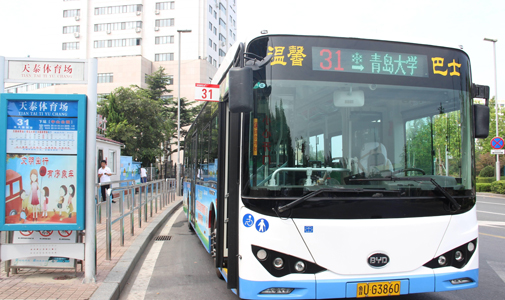 山東省青島市公交車LED線路牌安裝項(xiàng)目